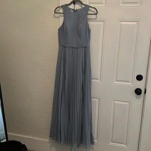 Azazie Lindie Bridesmaid Dress - Dusty Blue